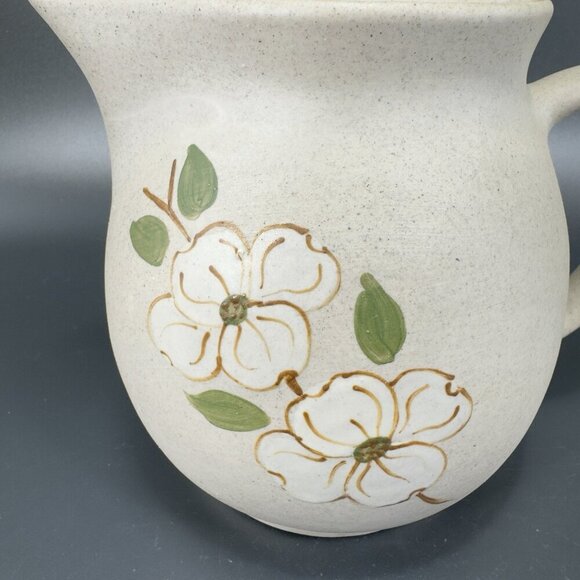 Vintage Pigeon Forge Pottery Signed Jenn Carafe Jug Pitcher Stoneware Pottery - Picture 5 of 13